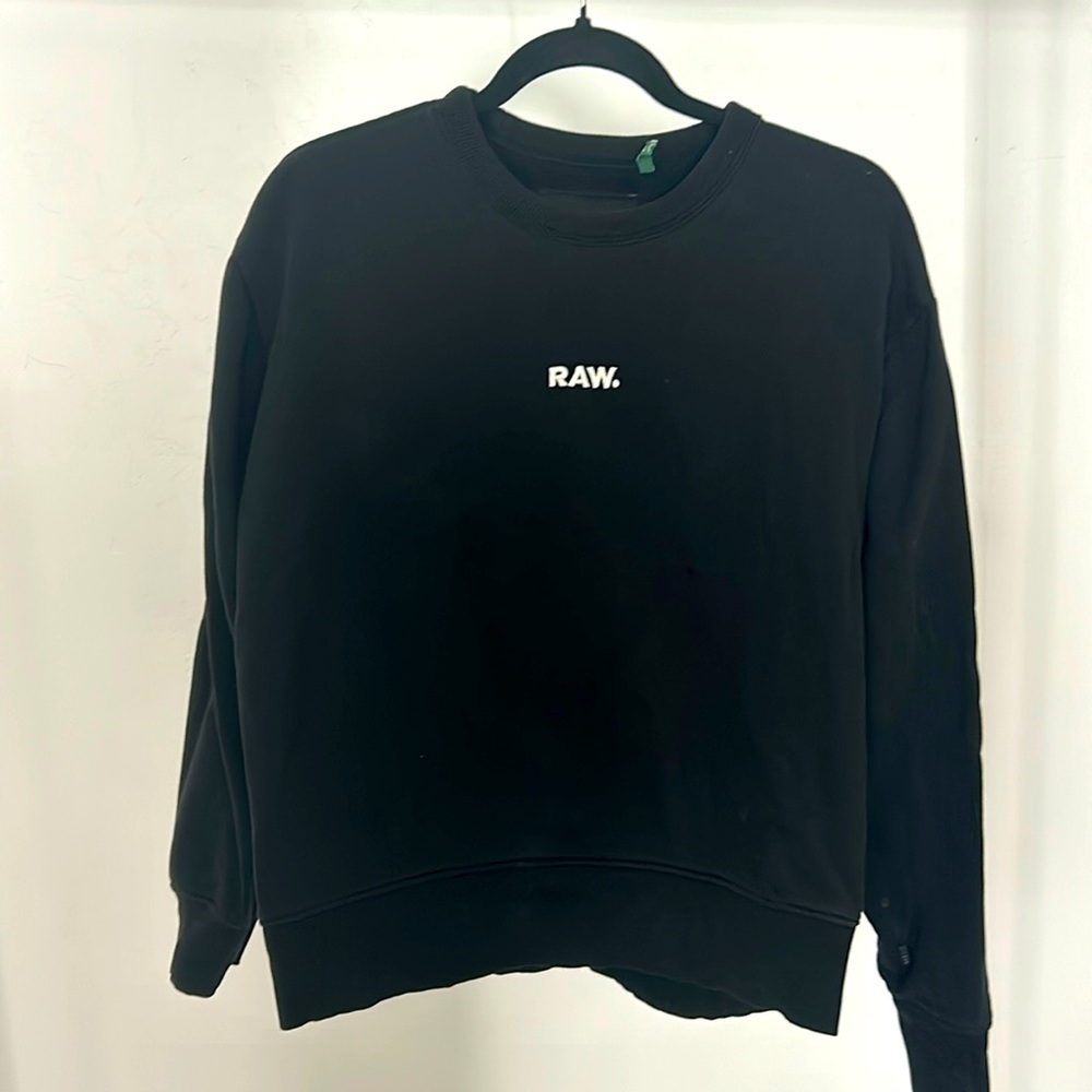 G Star black crew neck